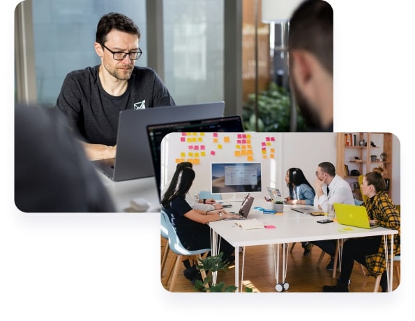 App Entwicklung und App Entwicklung Team Meeting